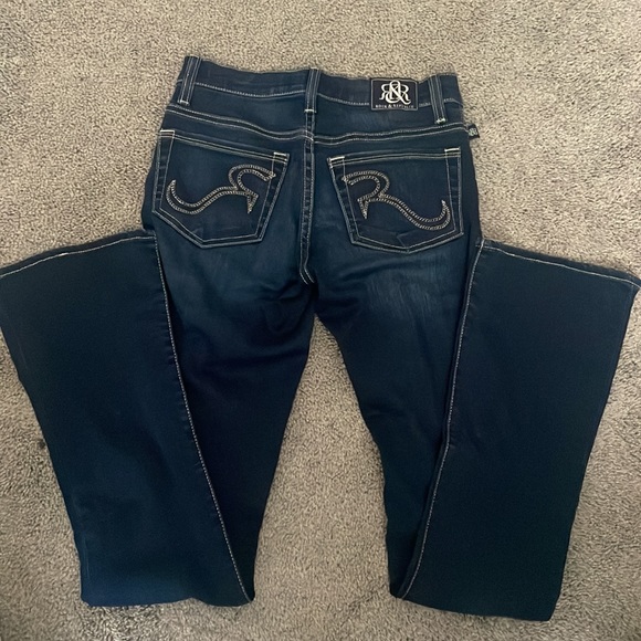 Rock & Republic bootcut low rise jeans size 0 - Picture 3 of 3